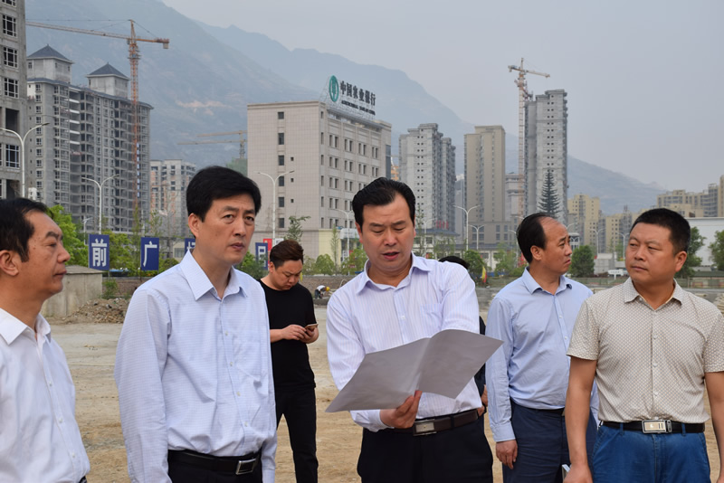 李东新调研市龙江公司项目建设工作