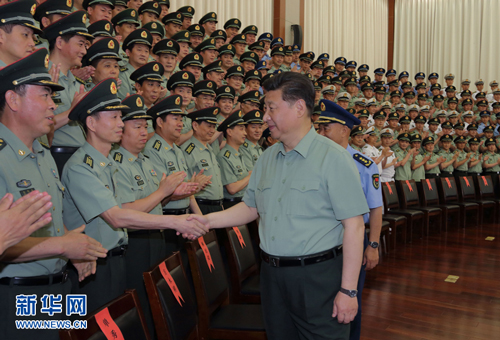 习近平在接见驻浙部队领导干部时强调