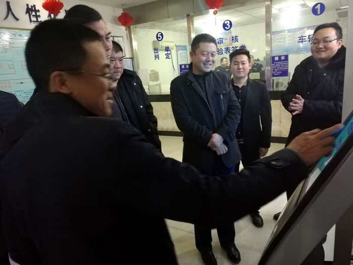 市龙江公司总经理李录顺一行深入子公司检查指导工作