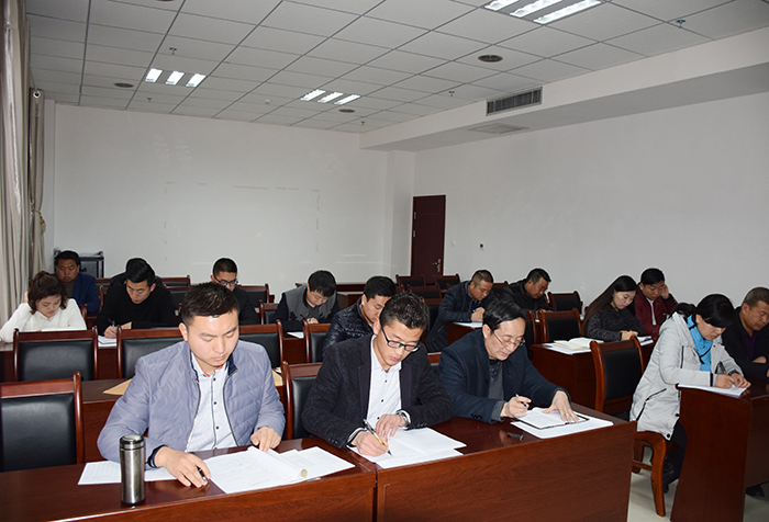 市龙江公司召开2016年度考核大会
