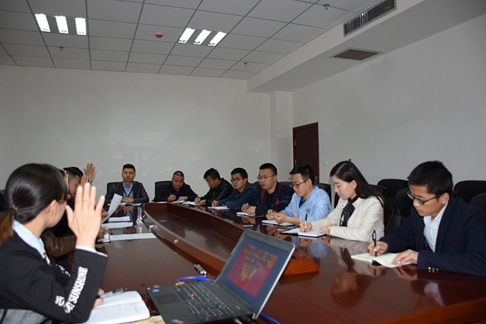市龙江公司党支部召开入党积极分子确定大会