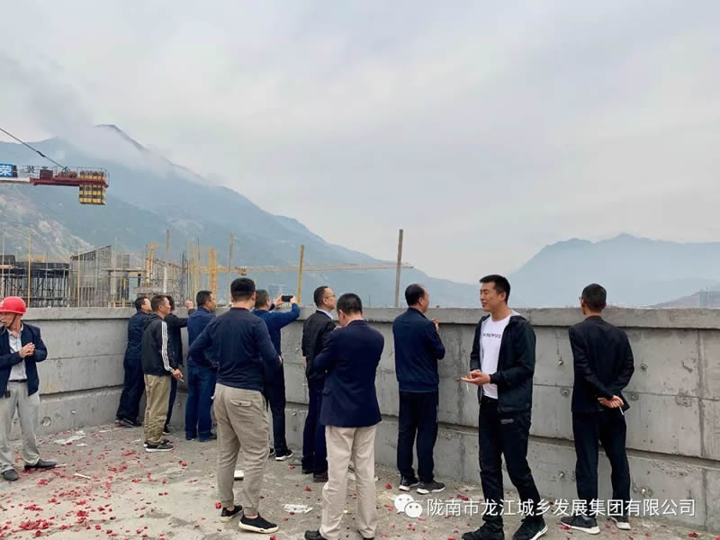 匠心倾注、喜封金顶——龙江▪双子座商住小区主体顺利封顶