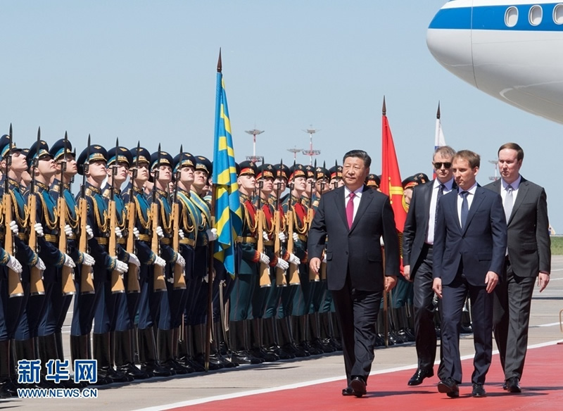 习近平抵达莫斯科开始对俄罗斯联邦进行国事访问