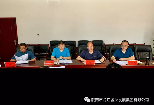 成县金和国有资产投资有限公司赴我公司进行考察交流
