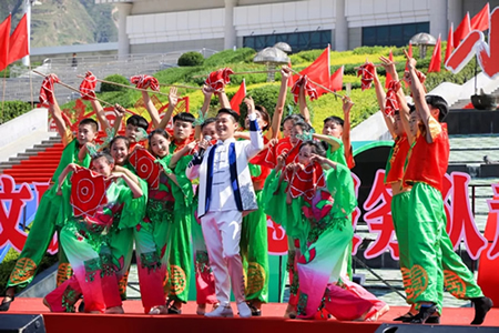 2019武都花椒产销对接（电商）洽谈会在阶州广场隆重开幕~