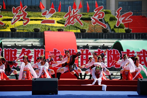 2019武都花椒产销对接（电商）洽谈会在阶州广场隆重开幕~