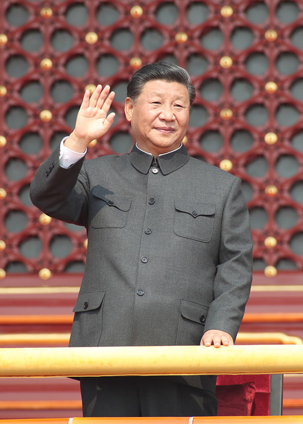 庆祝中华人民共和国成立70周年大会隆重举行  习近平发表重要讲话并检阅受阅部队