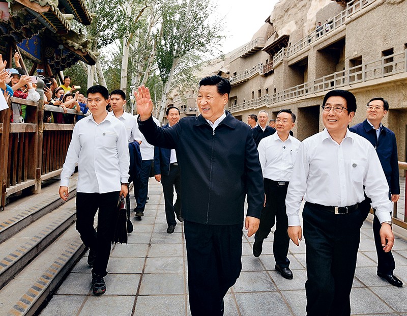 习近平：在敦煌研究院座谈时的讲话