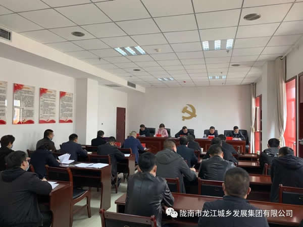 市龙江集团召开2019年度领导班子和领导人员考核暨党风廉政建设考核    会议
